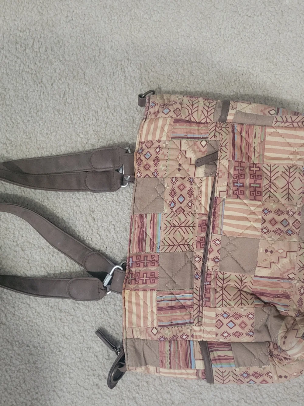 Donna Sharp Kentucky Originals quilted patchwork tote bag